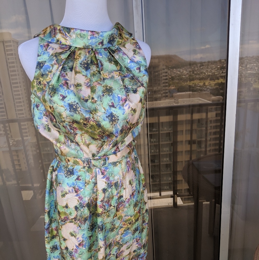NWT THEA Designer sz 10 Silk Dress
